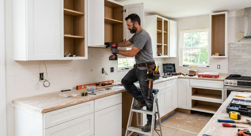 Glazed Cabinets Installation in Terre Haute, IN