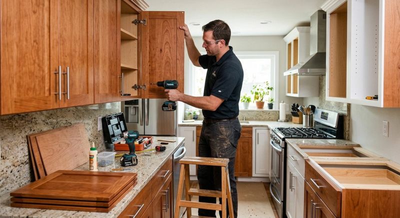 Kitchen Cabinets Refacing in Carmel, IN