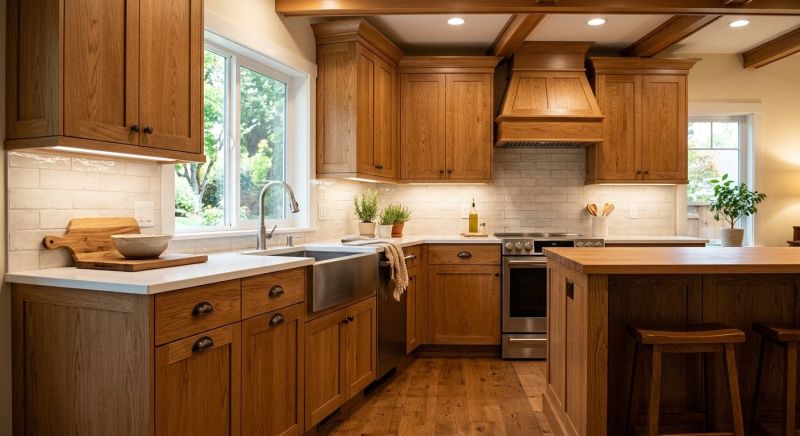Oak Cabinet Remodeling in Austin, TX