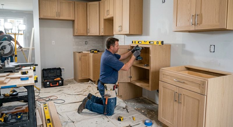 Wood Cabinet Installation in Kokomo, IN